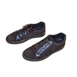 To Boot New York Sneakers Men's Size 10.5 Brown Suede Leather Made In Italy 2164